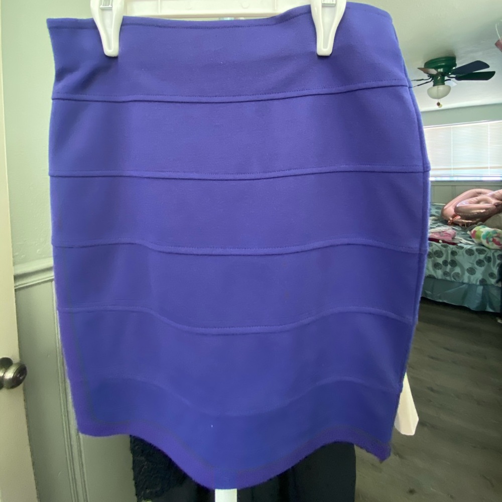 Blue skirt